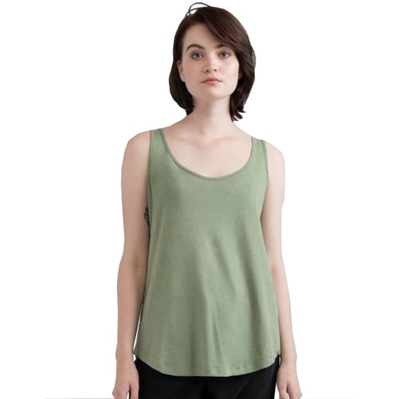Mantis Womens Loose Fit Sleeveless Vest Top