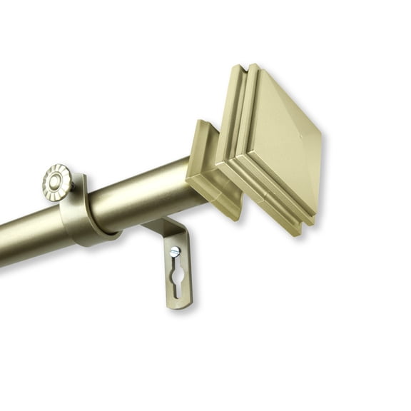 Mantle 1 inch Diameter Adjustable Curtain Rod