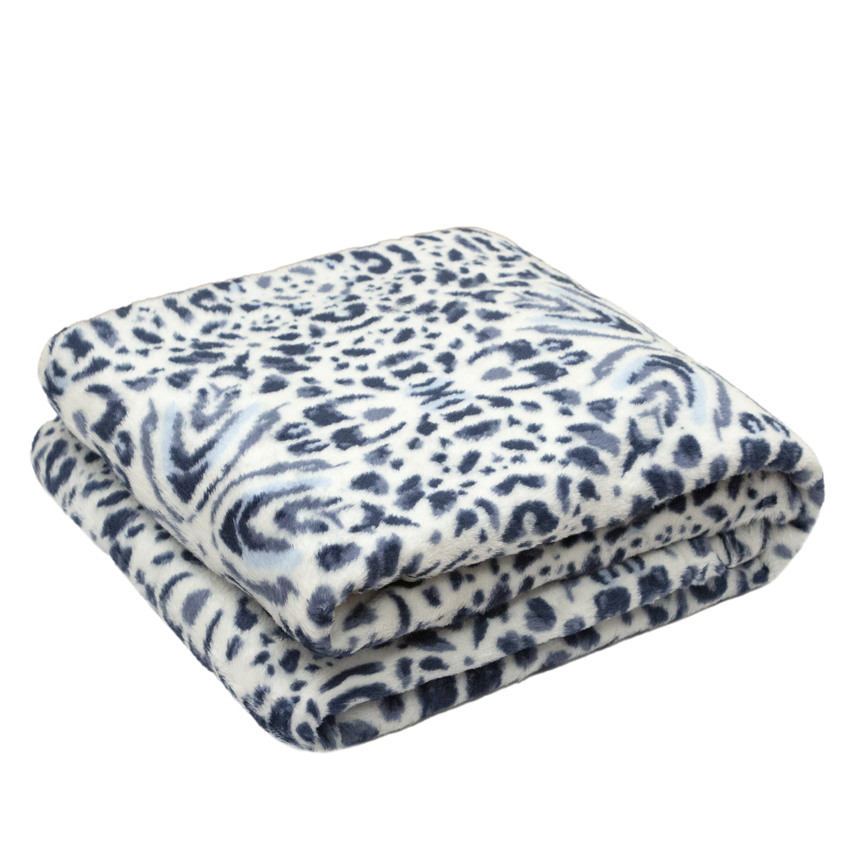 Mantolok Velvet Throw 50 x 60 inches, Kiara Navy