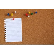 Manton Industrial Cork Sheet - 24" x 36" x 1/2" Thick Manton Cork Bulletin Board, Decorative Pinboard Display Panel