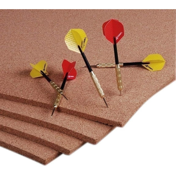 Manton Industrial Premium Grade Cork Roll, 4' x 5' x 1/2", Custom Bulletin Board  & Tack  Wall Panel