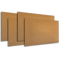 Manton Industrial Cork k Sheets: 18" x 24" x 1/4" Thick (4-PK) Bulletin Boards for Home & Office