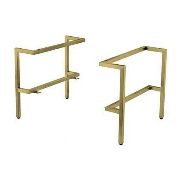 Mantova 805-B18.1-CB 18.1 in. Stainless Steel Base, Champagne Brass