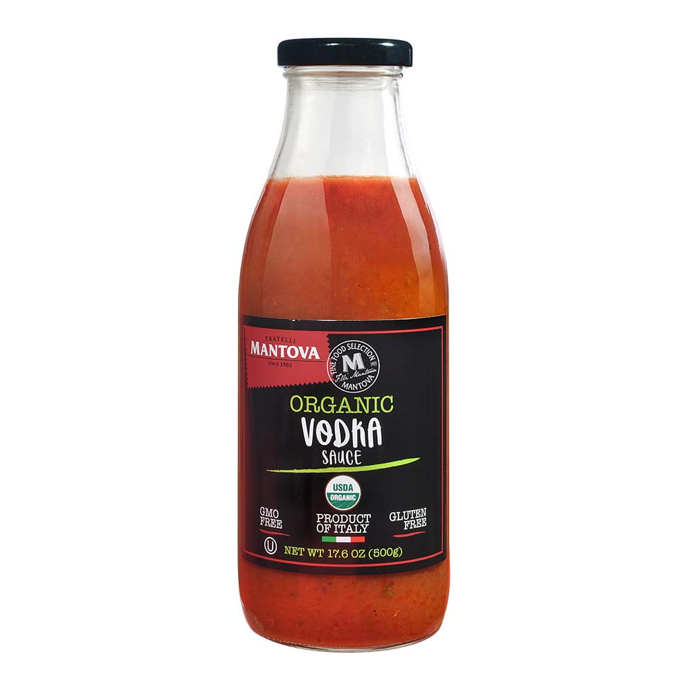 Mantova Artisanal OrganicITSCItalian Vodka Sauce 17.6 oz (Pack of 2)