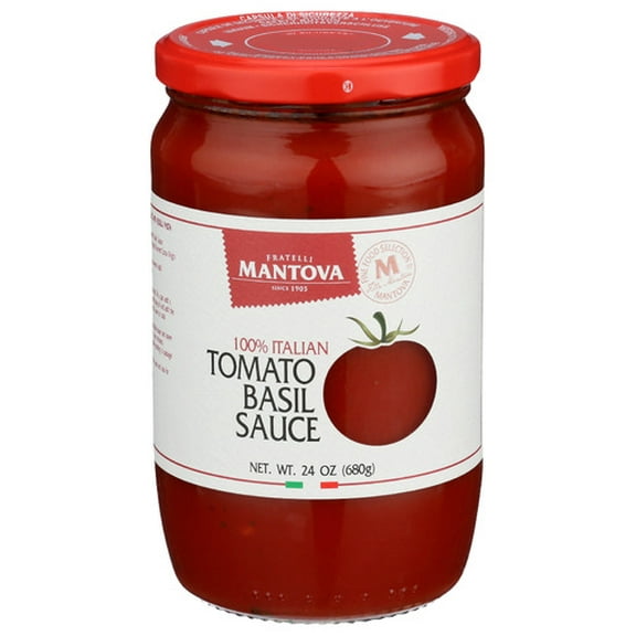 Mantova Basil Sauce 24 oz (Pack of 6)