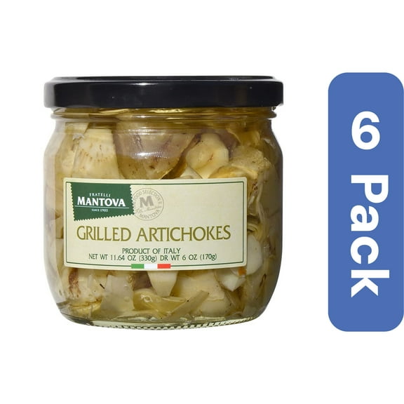 Mantova Grilled Artichoke Appetizers 11.64 oz (Pack of 6)