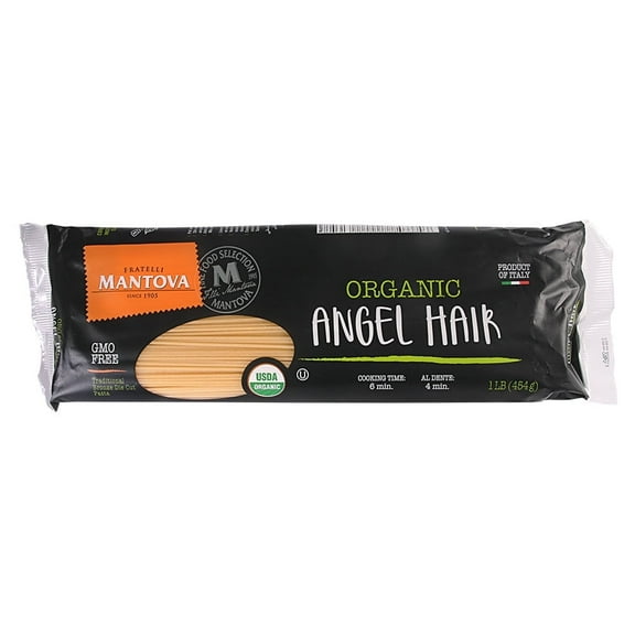 Mantova Organic Angel Hair, 1 lb (Pack of 3)