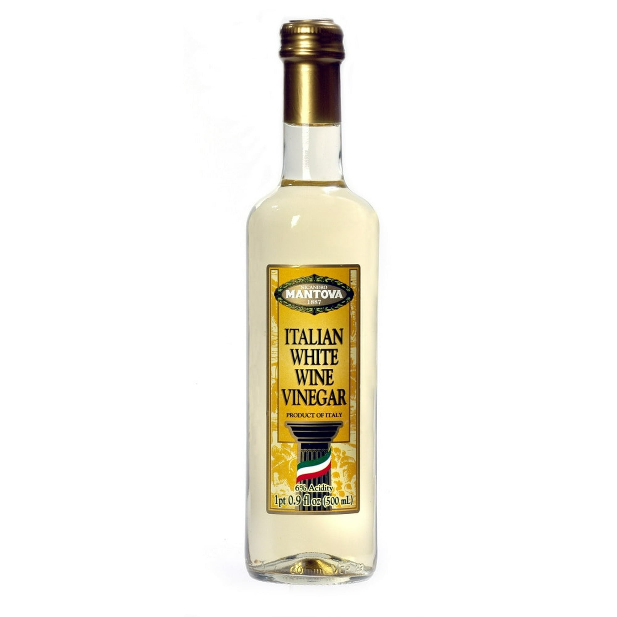Mantova Italian White Wine Vinegar 17 fl oz Pack of 3