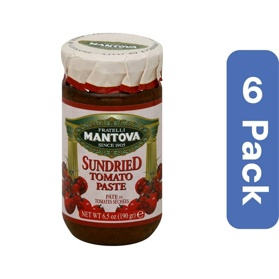 Mantova Sun-Dried Tomato Paste 6.5 oz (Pack Of 6)