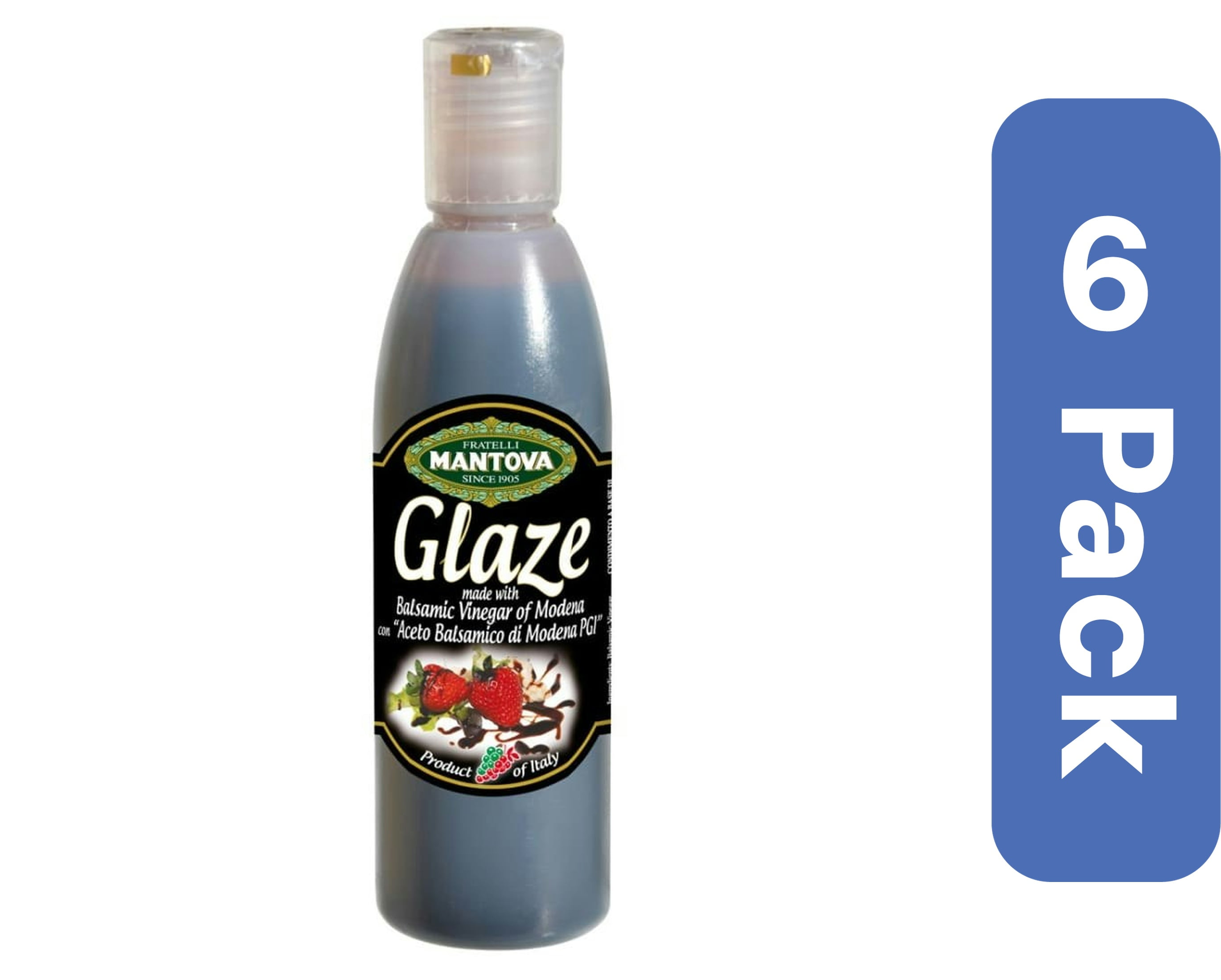 Mantova Vinegar Balsamic Glaze (Pack of 6)