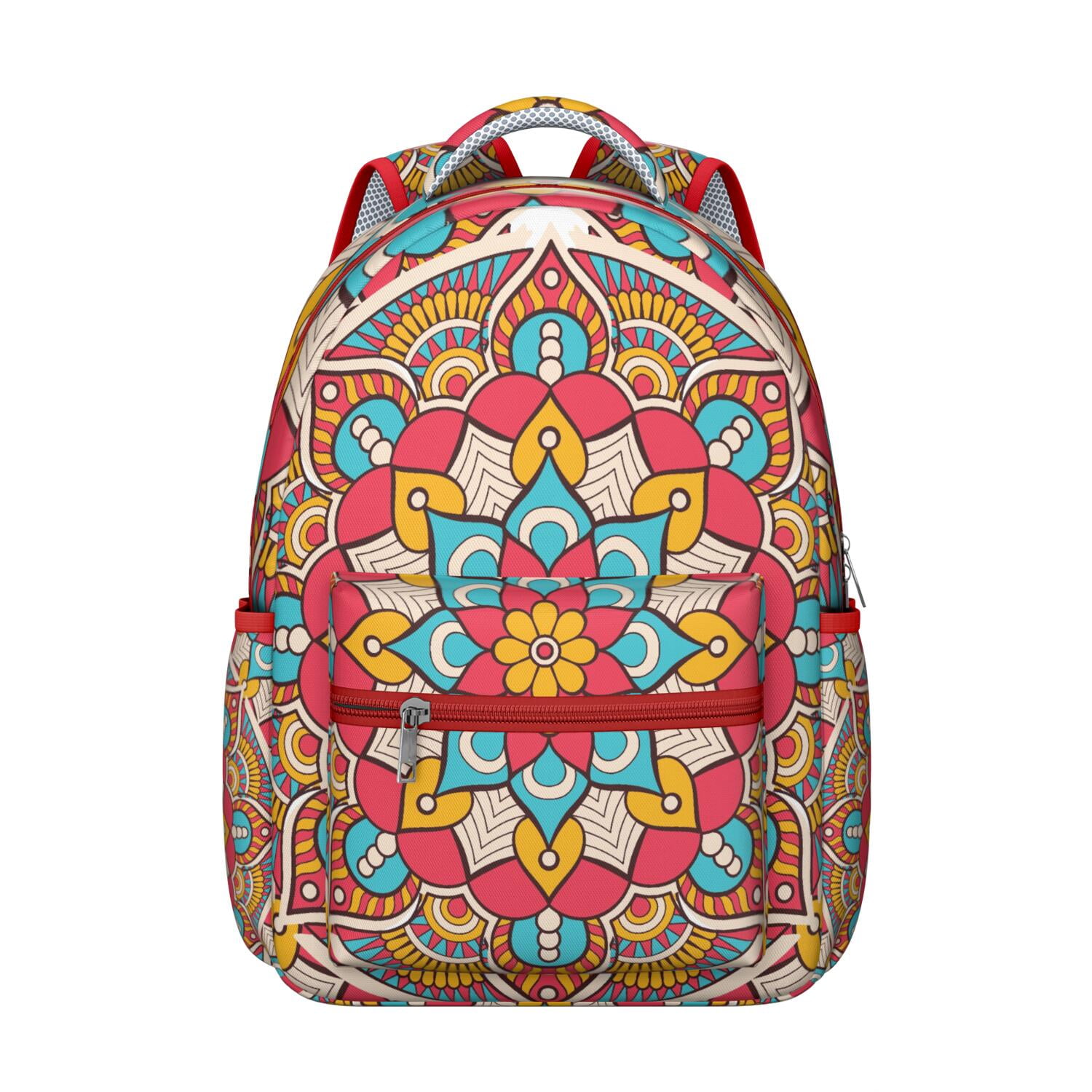 Mantra Bohemian Casual Backpack&nbsp;- Fashionable & Lightweight School Backpack for Teens & Adults, Durable Laptop Bag, Great Gift for Back to School