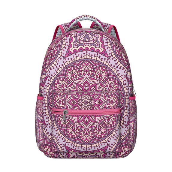 Mantra Boho Designer Backpack - Trendy & Spacious School Backpack for High School & University, Waterproof Backpack, Perfect Gift for Students