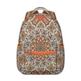 thumbnail image 1 of Mantra Boho Statement Print Backpack - Bold & Spacious School Backpack for Work & Study, Durable Backpack, Perfect Gift for Students, 1 of 6