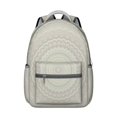 thumbnail image 1 of Mantra Geometric Backpack - Trendy Waterproof Bag for Work & Gym, Reflective Stripes for Safety, Fashionable Gift for Active Lifestyles, 1 of 6
