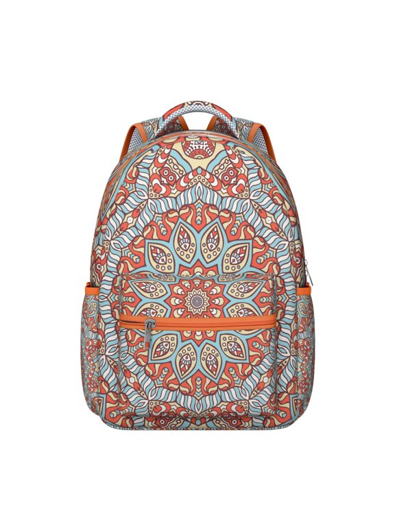 Mantra Macrame Backpack - Knotted Rope Detail School Bag for Beach Lovers, Airy Design, Nautical Gift for Coastal Colleges