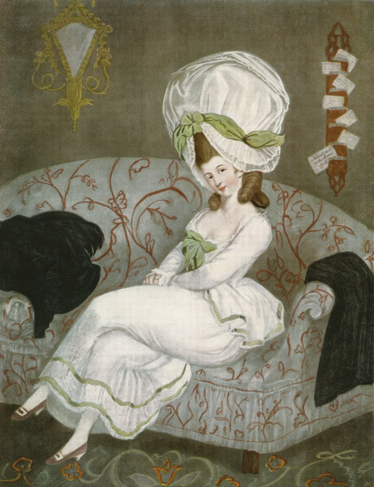 A Mantrap English prostitute 1780 From Illustrierte Sittengeschichte vom Mittelalter bis zur Gegenwart by Eduard Fuchs published 1909 Canvas Art - Ken Welsh  Design Pics (24 x 30)