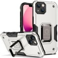 thumbnail image 1 of Mantto for Apple iPhone 13 Cover with Ring Kickstand, Impact-Resistant, Shockproof, Protective Bumper Magnetic with Car Mount Durable Hybrid Rugged Phone Case For iPhone 13, White, 1 of 8