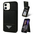 thumbnail image 1 of Mantto Back Wallet Case for iPhone 11 - Premium PU Leather Phone Case with Card Holder - Shockproof RFID Blocking Flip Kickstand Full Body Protection Cover for iPhone 11 - Black, 1 of 10