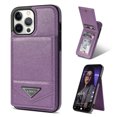 thumbnail image 1 of Mantto Back Wallet Case for iPhone 11 Pro Max - Premium PU Leather Phone Case with Card Holder - Shockproof RFID Blocking Flip Kickstand Full Body Protection Cover for iPhone 11 Pro Max - Purple, 1 of 10