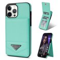 thumbnail image 1 of Mantto Back Wallet Case for iPhone 11 Pro Max - Premium PU Leather Phone Case with Card Holder - Shockproof RFID Blocking Flip Kickstand Full Body Protection Cover for iPhone 11 Pro Max - Mint, 1 of 10