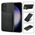 thumbnail image 1 of Mantto Case Compatible with Samsung A23 4G, Hidden Wallet Credit Card Holder Slot Cover Design Back Pocket Classic Slim Premium Leather Hybrid Protective Bumper for Samsung Galaxy A23 4G, Black, 1 of 10