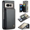 thumbnail image 1 of Mantto Case for Google Pixel Fold with Card Holder, Retro PU Leather RFID Blocking Credit Card Slots Double Magnetic Clasp Flip Kickstand Shockproof Phone Cover for Google Pixel Fold,Black, 1 of 7