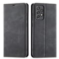thumbnail image 1 of Mantto Case for Samsung Galaxy A53 5G, Premium Leather RFID Blocking Credit Card Slots Wallet Retro Folio Case Magnetic Clasp Flip Kickstand Shockproof Full Protection Phone Cover, Black, 1 of 8