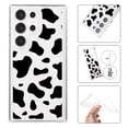 thumbnail image 1 of Mantto Case For Samsung Galaxy S21 Ultra Phone Case,Luxury Leopard Pattern Design Cases Soft Silicone Slim TPU Shockproof Protective Bumper Cover for Women Men, Cow, 1 of 8