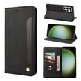 thumbnail image 1 of Mantto Case for Samsung Galaxy S21 Ultra, Vintage PU Leather Wallet Case RFID Blocking Card Slots Flip Kickstand Magnetic Closure Shockproof Folio Book Case Cover for Samsung Galaxy S21 Ultra,Black, 1 of 11