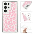 thumbnail image 1 of Mantto Case For Samsung Galaxy S24 Ultra Phone Case,Luxury Leopard Pattern Design Cases Soft Silicone Slim TPU Shockproof Protective Bumper Cover for Women Men, Pink, 1 of 8