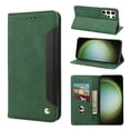 thumbnail image 1 of Mantto Case for Samsung Galaxy S24 Ultra, Vintage PU Leather Wallet Case RFID Blocking Card Slots Flip Kickstand Magnetic Closure Shockproof Folio Book Case Cover for Samsung Galaxy S24 Ultra,Green, 1 of 11