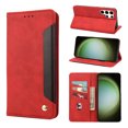 thumbnail image 1 of Mantto Case for Samsung Galaxy S24 Ultra, Vintage PU Leather Wallet Case RFID Blocking Card Slots Flip Kickstand Magnetic Closure Shockproof Folio Book Case Cover for Samsung Galaxy S24 Ultra,Red, 1 of 11