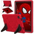 thumbnail image 1 of Mantto Case for Samsung Galaxy Tab A8 10.5-inch (2022) X200 X205 X207,Kids Friendly Shockproof Rubber Rugged Protective Case Kickstand Hyrbrid PC Hard Cover,Red/Black, 1 of 7