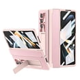 thumbnail image 1 of Mantto Case for Samsung Galaxy Z Fold5 with Clear Screen Protector Hinge Protection Kickstand Cover, Rugged PC All-inclusive Shockproof Compatible MagSafe Wireless Charging Case, Pink, 1 of 7