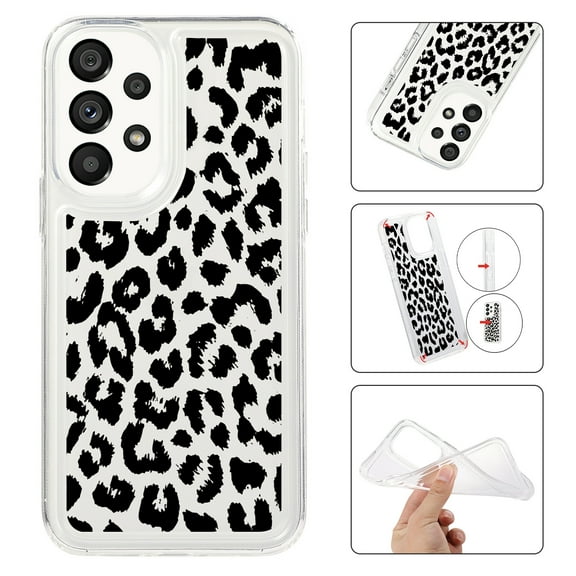 Mantto Case For Samsung Note 20 Phone Case,Luxury Leopard Pattern Design Cases Soft Silicone Slim TPU Shockproof Protective Bumper Cover for Women Men For Samsung Galaxy Note 20, Leopard