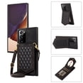 thumbnail image 1 of Mantto Case for Samsung Note 20 Ultra,Crossbody Neck Strap Lanyard Handbag with Mirror Back for Women PU Leather Flip Case with Credit Card Slot Kickstand for Samsung Galaxy Note 20 Ultra, Black, 1 of 13