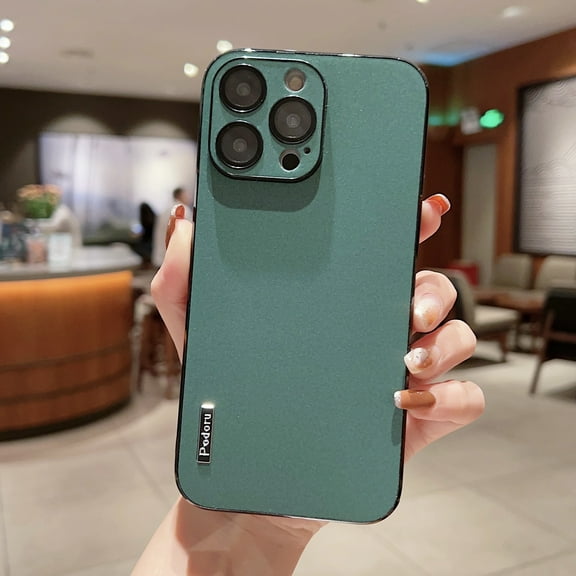 Mantto Case for iPhone 14 Pro 6.1 inch (2022),Shockproof Hybrid Luxury Slim Fit Silicone Soft Lightweight Back Case Cover,Darkgreen