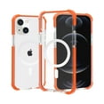 thumbnail image 1 of Mantto Case For iPhone 13 Magnetic [Support Magsafe Charger] Wireless Anti-Scratch Shockproof Clear Four Corner Cushion Durable Anti-Dropping Full Body Protection Cover, Orange, 1 of 9