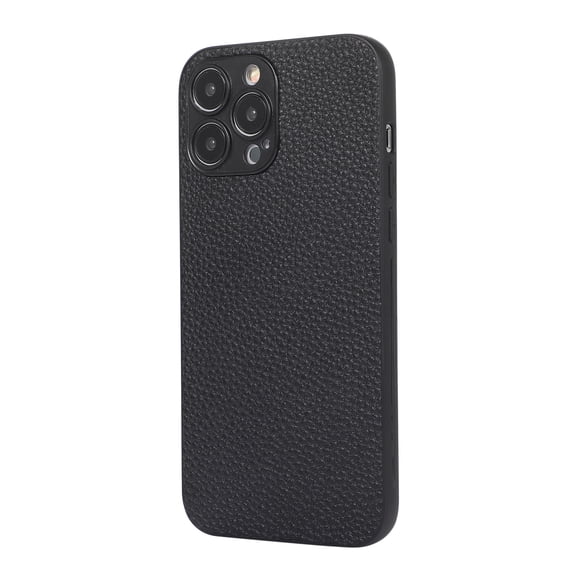 Mantto Case for iPhone 13 Pro , Slim Luxury PU Soft Flexible Bumper Non-Slip Grip Anti-Scratch Full Body Protective Cover Men Women for iPhone 13 Pro,Black