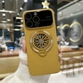 thumbnail image 1 of Mantto Case for iPhone 14, Full Camera Lens Protector 360° Rotating Gyro Design with Ring Kickstand, Compatible with MagSafe, Shockproof Hard PC Slim Phone Case for Women Men, Khaki, 1 of 7