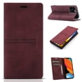 thumbnail image 1 of Mantto Case for iPhone 14 Pro Max, Magnetic Closure Folio Kickstand Wallet Card Slots Pocket Flip Premium PU Leather Protective Case for iPhone 14 Pro Max, Winered, 1 of 7