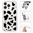 thumbnail image 1 of Mantto Case For iPhone 14 Pro Max Phone Case,Luxury Leopard Pattern Design Cases Soft Silicone Slim TPU Shockproof Protective Bumper Cover for Women Men For iPhone 14 Pro Max, Cow, 1 of 8