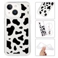 thumbnail image 1 of Mantto Case For iPhone 15 Plus Phone Case,Luxury Leopard Pattern Design Cases Soft Silicone Slim TPU Shockproof Protective Bumper Cover for Women Men For iPhone 15 Plus, Cow, 1 of 8