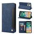 thumbnail image 1 of Mantto Case for iPhone 15 Pro Max, Vintage PU Leather Wallet Case RFID Blocking Card Slots Flip Kickstand Magnetic Closure Shockproof Folio Book Case Cover for iPhone 15 Pro Max,Blue, 1 of 10