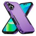 thumbnail image 1 of Mantto Case For iPhone 16, Hybrid Premium PC Protection Drop-Tested Anti-Scratch Tough Rugged Heavy Duty Dual Layer Military Grade Shockproof Back Case For iPhone 16,
Purple+Black, 1 of 6