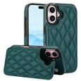 thumbnail image 1 of Mantto Case for iPhone 16 Plus Back Wallet Case, Card Slots Holder RFID Blocking Luxury PU Leather Shockproof Cover, Double Magnetic Buttons Kickstand Case for iPhone 16 Plus, Darkgreen, 1 of 8
