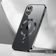 thumbnail image 1 of Mantto Case For iPhone 16 Plus Compatible with Magsafe, Plating Bumper [Strong Magnets] [Non Yellowing] [Military Drop Protection] Magnetic Clear Slim Thin Phone Cover For iPhone 16 Plus,
Black, 1 of 10