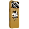 thumbnail image 1 of Mantto Case for iPhone 16 Pro,Logo View Big Window Glass Full Camera Lens Protector Design with Ring Kickstand, Compatible with MagSafe, Shockproof Hard PC Slim Phone Case for Women Men,Khaki, 1 of 6