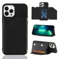 thumbnail image 1 of Mantto Cases for iPhone 15 Pro Max Wallet Case with Card Holder, PU Leather ID Credit Card Slots Double Magnetic Clasp Kickstand Shockproof Back Flip Slim Phone Cover For iPhone 15 Pro Max, Black, 1 of 8