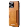 thumbnail image 1 of Mantto Compatible for iPhone 11 Pro Max Leather Case, Luxury PU Leather Shockproof Thin Fit Case with Card Slot Holder Cover, Soft Silicone Slim Lightweight Anti-Scratches Protective Case,Khaki, 1 of 4